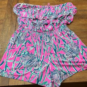Lily Pulitzer Ruffle Print Romper